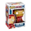 Funko Iron Man 126 Marvel en caja original, vista lateral