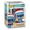 Funko Pop Stitch 1503 Lilo & Stitch Navidad en su caja original, vista lateral.
