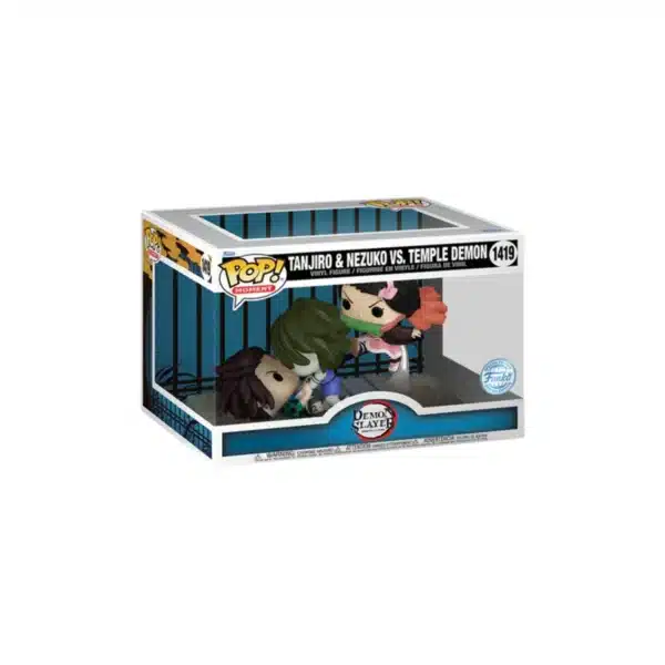 Funko POP!  Tanjiro & Nezuko vs Temple Demon 1419