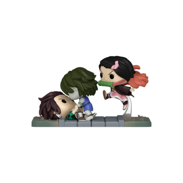 Funko POP!  Tanjiro & Nezuko vs Temple Demon 1419
