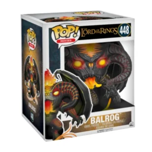 Funko Pop Balrog 448 El Señor de los Anillos en su caja con vista lateral de la tienda de figuras coleccionables online spain dreampsop especializada en funko pop y youtooz