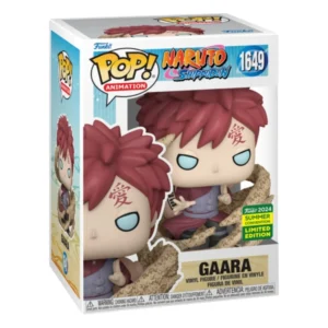 Funko Pop Gaara 1649 Naruto SDCC 2024 en su caja con vista lateral de la tienda de figuras coleccionables online spain dreamspop