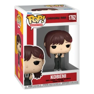 Funko Pop Kobeni 1762 Chainsaw Man en su caja con vista lateral de la tienda de figuras coleccionables online spain dreamspop