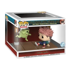 Funko Pop Moment Yuji Itadori with Cursed Doll 1541 SE Jujutsu Kaisen en su caja con vista lateral de la tienda de figuras coleccionables online spain dreamspop