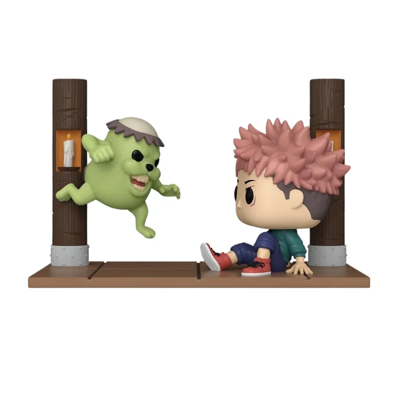 Funko Pop Moment Yuji Itadori with Cursed Doll 1541 SE Jujutsu Kaisen fuera de su caja de la tienda de figuras coleccionables online spain dreamspop
