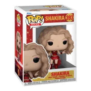 Funko Pop Shakira 393 Musica en su caja con vista lateral de la tienda de figuras coleccionables online spain dreampsop especializada en funko pop y youtooz