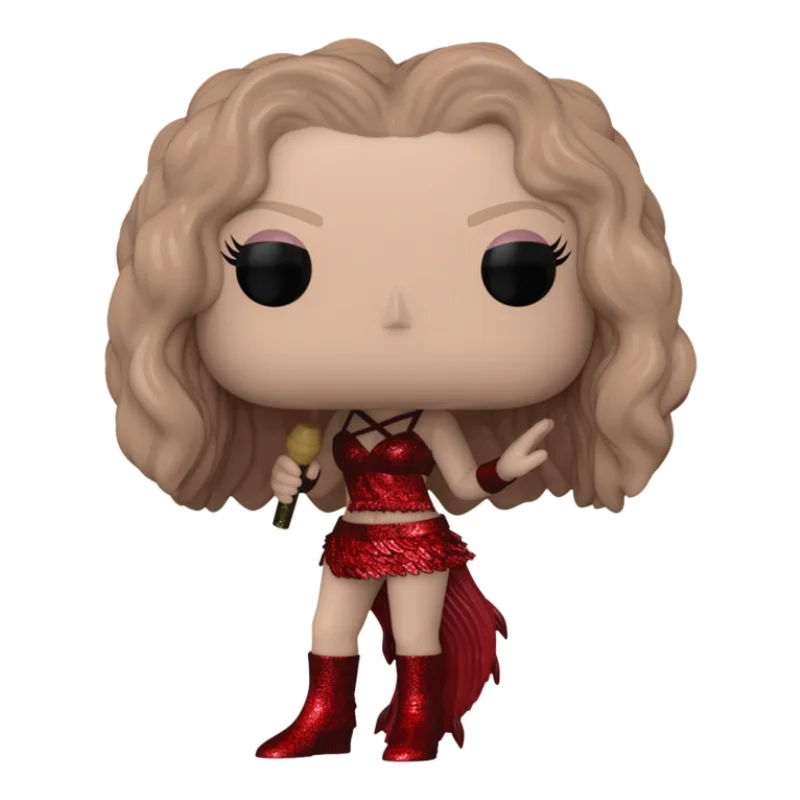 Funko Pop Shakira 393 Musica fuera de su caja con vista frontal de la tienda de figuras coleccionables online spain dreampop especializada en funkos y youtooz