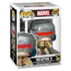Funko Pop Weapon X Marvel 1373 en su caja original, vista lateral