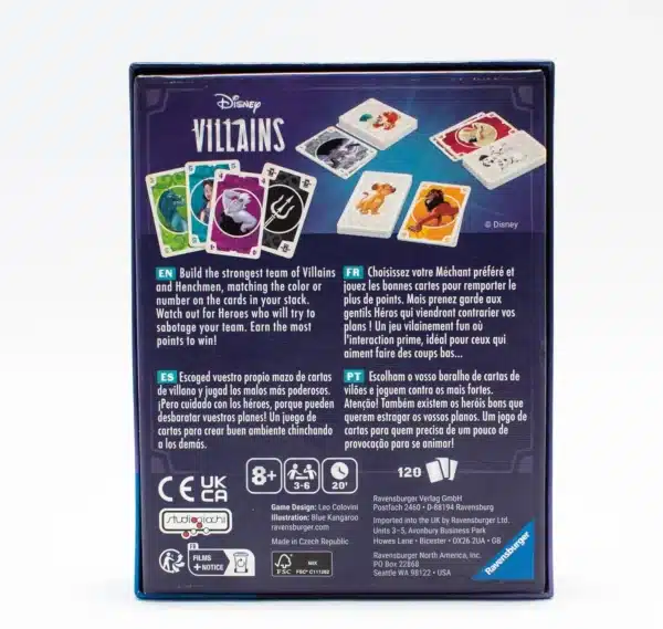Villains - The Card Game en Español de Ravensburger