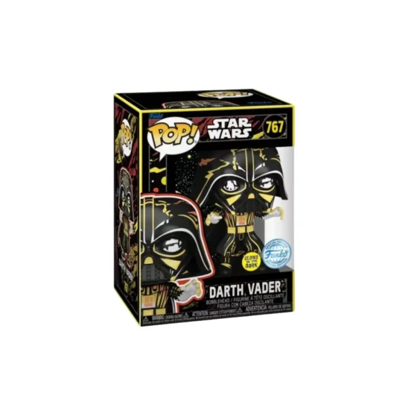 Funko POP! Darth vader 767 (glow) (retro) - Star Wars