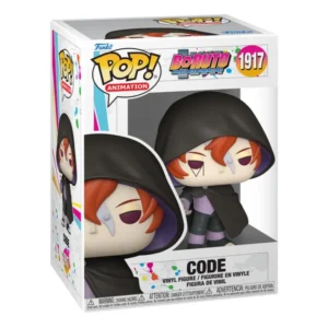 Funko Pop Code 1917 Boruto en su caja con vista lateral de la tienda de figuras coleccionables online spain dreamspop
