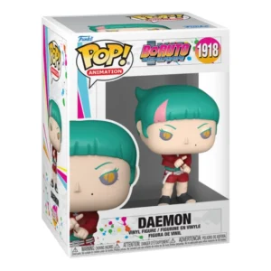 Funko Pop Daemon 1918 Boruto en su caja con vista lateral de la tienda de figuras coleccionables online spain dreamspop