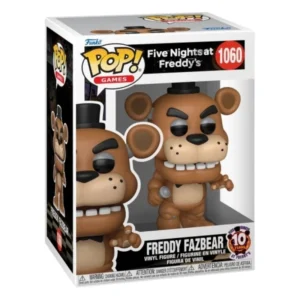 Funko Pop Freddy Fazbear 1060 Five Night at Freddy's en su caja con vista lateral de la tienda de figuras coleccionables online spain dreampsop especializada en funko pop y youtooz