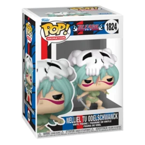 Funko Pop Nelliel Tu Odelschwanck 1824 Bleach en su caja con vista lateral de la tienda de funkos online spain dreamspop