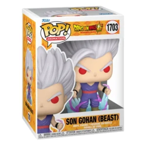 Funko Pop Son Gohan Beast 1703 Dragon Ball en su caja con vista lateral de la tienda de figuras coleccionables online spain dreamspop