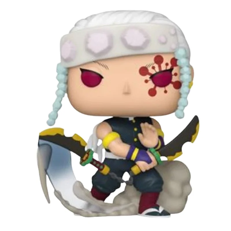 Funko Pop Tengen Uzui 1801 Demon Slayer Jumbo fuera de su caja con vista frontal de la tienda de figuras coleccionables online spain dreamspop
