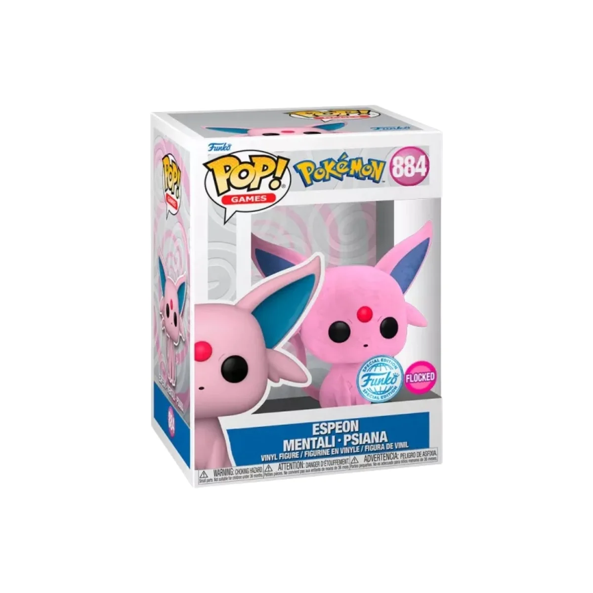 Funko Espeon 884 Pokémon Flocked