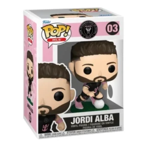 Funko Pop Jordi Alba 03 Fútbol en su caja con vista lateral de la tienda de figuras coleccionables online spain dreampsop especializada en funko pop y youtooz