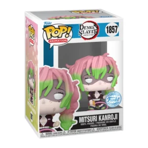 Funko Pop Mitsuri Kanroji 1857 SE Demon Slayer en su caja con vista lateral de la tienda de figuras coleccionables online spain dreamspop