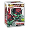 Funko Pop Flame Wingman 1609 SDCC 2024 Yu-Gi-Oh! en su caja original, vista lateral