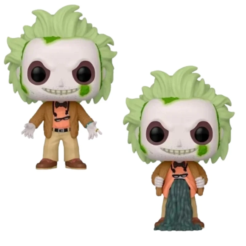 Funko Pop Beetlejuice 1689 Bundle fuera de sus cajas con vista frontal de la tienda de figuras coleccionables online spain dreampop especializada en funkos y youtooz
