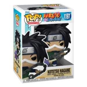 Funko Pop Kotetsu Hagane 1197 Naruto en su caja con vista lateral de la tienda de figuras coleccionables online spain dreamspop