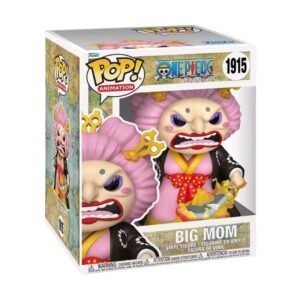 Funko pop big mom 1915 one piece en su caja con vista lateral de la tienda de figuras coleccionables online spain dreamspop