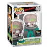Funko Pop Martian Soldier 1877 SE Mars Attacks en su caja original, vista lateral