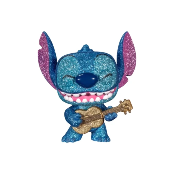 Funko POP! Stitch con Ukelele 1044 (Diamante) (SE) - Lilo & Stitch