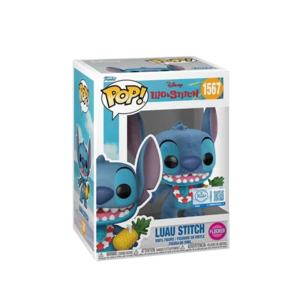 Funko POP! Luau Stitch 1567 (Flocked) – Lilo & Stitch Disney