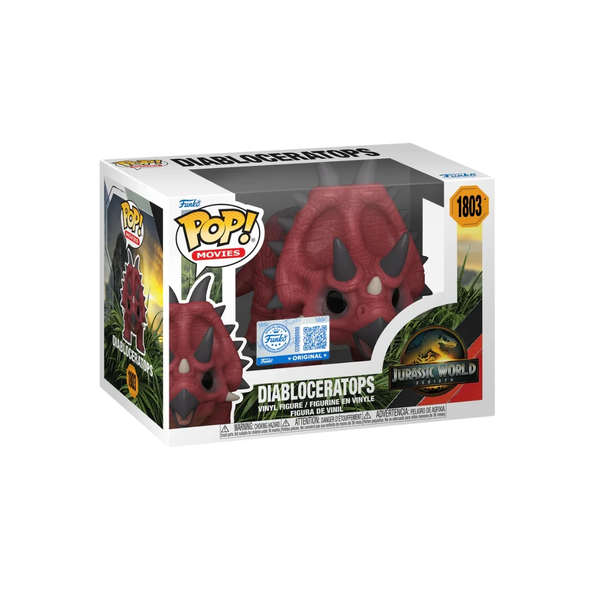 Funko Diabloceratops 1803 SE Jurassic World Rebirth
