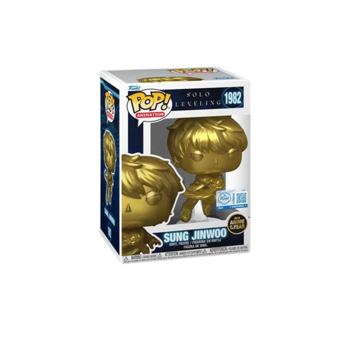 Funko Sung Jinwoo Gold 1982 SE 2025 Solo Leveling
