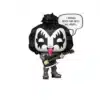 Funko Demon del grupo Rock Kiss sujetando su guitarra