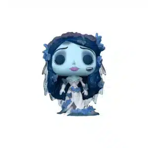 Funko de Emily Butterflies con su peculiar aspecto azul y mordisco en la mejilla