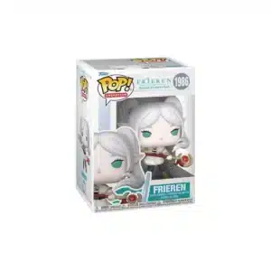 Funko Frieren la elfa de Frieren con su vara mágica