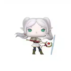 Funko Frieren la elfa de Frieren con su vara mágica