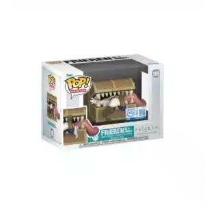 Funko mimic de frieren que representa un baul con lengua comiendose a una persona