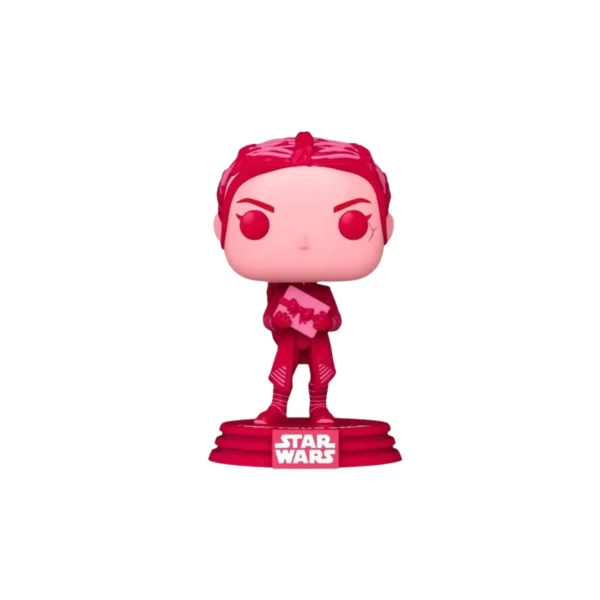 Funko Fennec Shand de Star Wars teñido de rosa completo. Ideal para regalar por san valentin