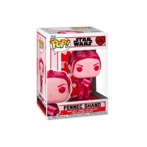 Funko Fennec Shand de Star Wars teñido de rosa completo. Ideal para regalar por san valentin