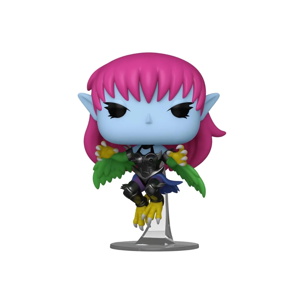 Funko Harpie Lady de Yu Gi Oh. Pelo rosa y alas verdes