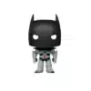 Funko Armored Bruce de DC Comics. Batman con su mascara negra y traje gris