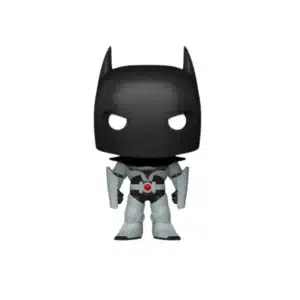 Funko Armored Bruce de DC Comics. Batman con su mascara negra y traje gris