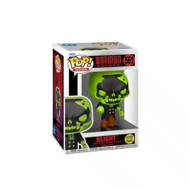 Funko Blight de DC Comics Batman Beyond. El villano ue brilla en la oscuridad