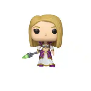 Funko Jaina Proudmoore de World of Warcraft. Con su varita magica para lanzar hechizos