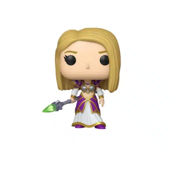 Funko Jaina Proudmoore de World of Warcraft. Con su varita magica para lanzar hechizos