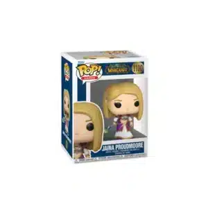 Funko Jaina Proudmoore de World of Warcraft. Con su varita magica para lanzar hechizos