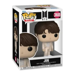 Funko Pop Jin 368 BTS en su caja con vista lateral de la tienda de figuras coleccionables online spain dreampsop especializada en funko pop y youtooz