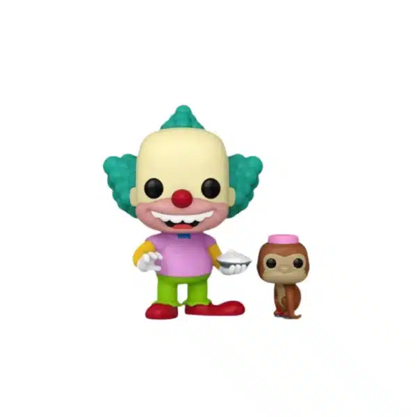 Funko Krusty con su mono Mr Teeny. Los iconos de la television en Springfield