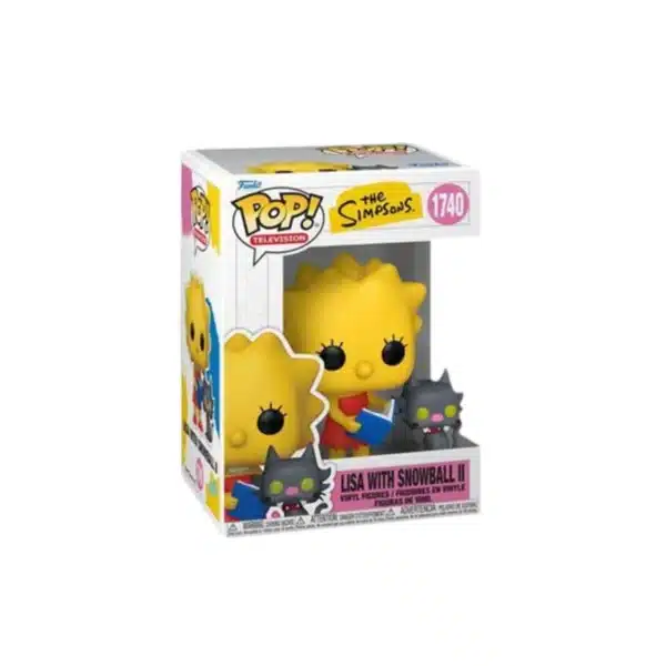 Funko Lisa simpsons con su gato Bola de nieves