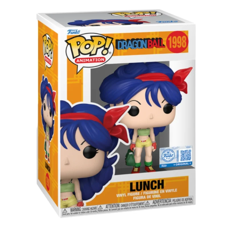 Funko Pop Lunch 1998 SE Dragon Ball en su caja con vista lateral de la tienda de figuras coleccionables online spain dreamspop